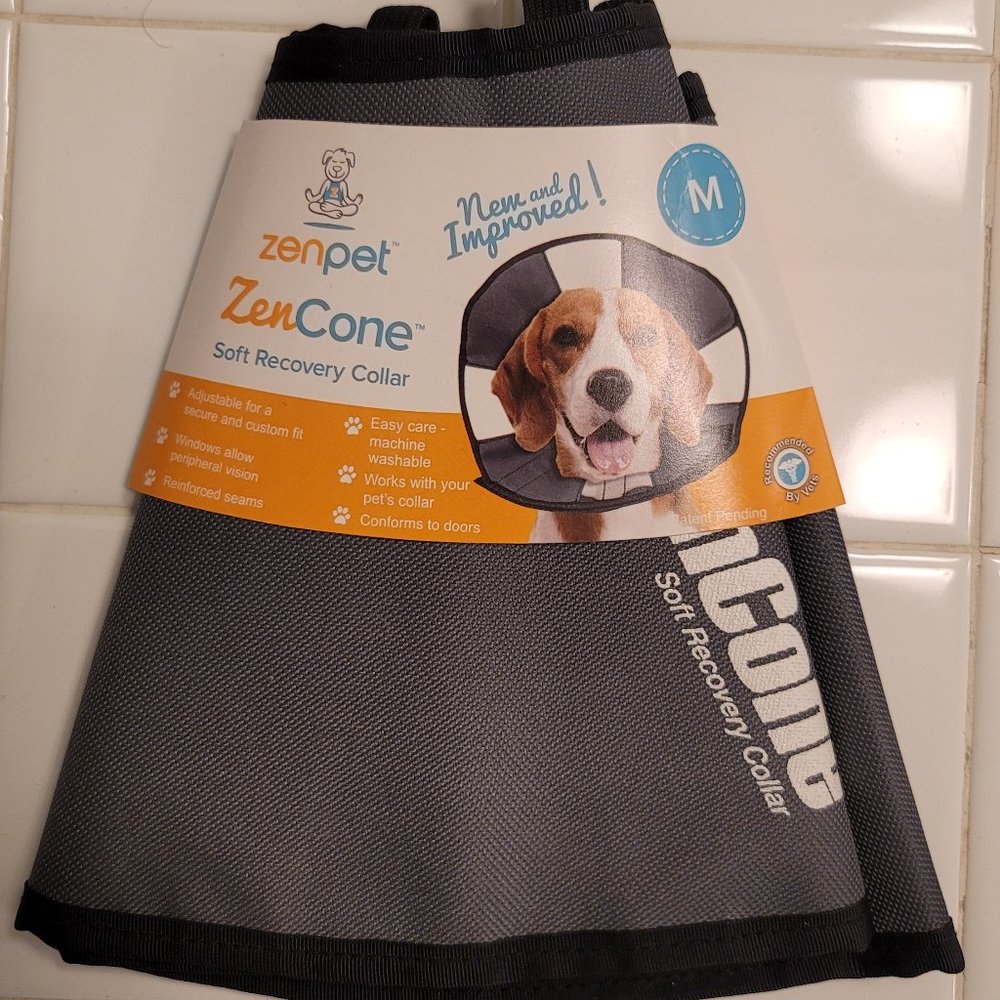 Zenpet zencone soft recovery collar size M